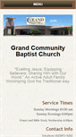 Mobile Screenshot of grandbaptist.com