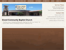 Tablet Screenshot of grandbaptist.com